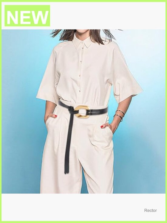 Genuine Cowhide Leather Double Strap Adjustable Wrap Belt main image 6